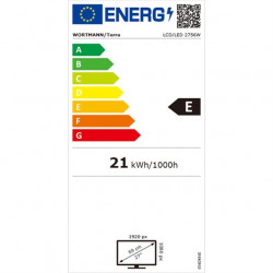 TERRA LED Display 2756W V2 schwarz D+H+DP GREENLINE PLUS